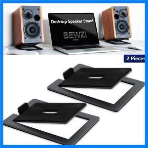 데스크탑 스피커 스탠드는 탁상용 오디오 지원 또는 컴퓨터 브래킷을 위해 공간 음향 효과와 충격 흡수를