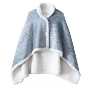 똑딱이 담요 망토 스카이 미니담요