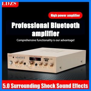 가정용 파워 앰프, 5.0 채널 블루투스 미니 하이파이 디지털 스테레오 사운드 지지대 FM USB SD 마이크 입