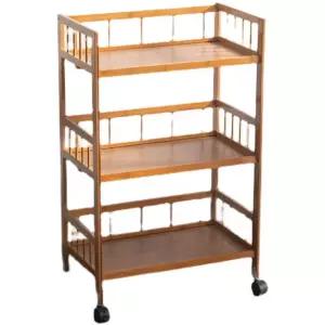 원목 트롤리 이동식조리대 우드 이동식카트 카트 웨건
