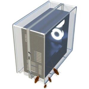 컴퓨터 본체 먼지 방지 해충 가정용 고양이털 보호 덮개 방지망 커버 케이스 이물질