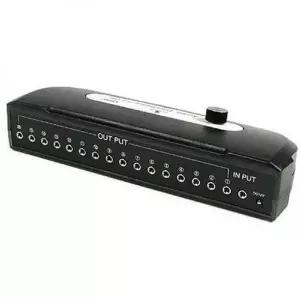 스테레오 448XKB08 분배기 오디오 출력 공유기 분배기 16포트