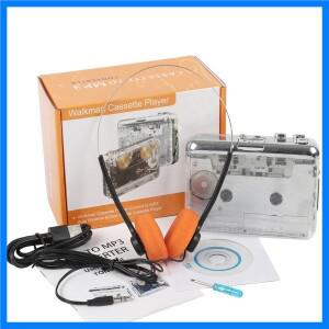 TON010B 레트로 스테레오 카세트 워크맨 휴대용 플레이어 미니 테이프 변환기 음악 액세서리