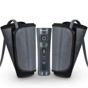 순환 및 를 위한 CINCOM 다리 마사지기, RLS 부종 근육 이완 선물에 도움이 되는 2가지 모드 3 강도의 공기 압축 종아리 마사지기