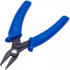 비드호븐 스플릿 링 오프닝 플라이어 핀셋 오프너 도구 주얼리 제작 점프 또는 키 체인 건메탈 색상 140mm