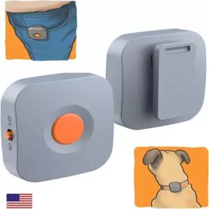 리모컨이 있는 반려견 훈련 목걸이 - 소형 중형 대형견 훈련용 E 칼라 방수견 충전식 및 행동 보조견