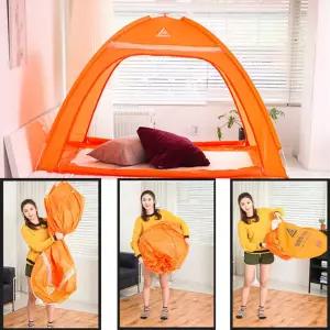 난방텐트 실내 방안 침대 난방용 방한텐트 보온