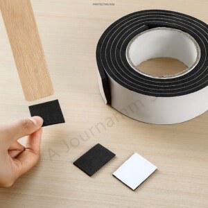 미끄럼 방지 Eva 가구 의자 테이블 다리 커버 스티커 패드 소파 바닥 보호대 자체 접착 슬라이딩 스트립