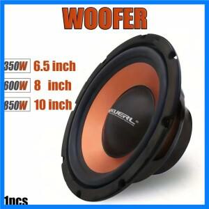 1pcs 6.5/8/10 인치 자동차 서브 우퍼 고전력 35 코어 100 자기 자동차 스피커 음악 스테레오 서브 우퍼 자