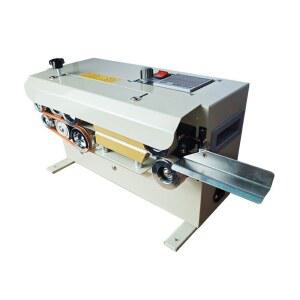 산업용 스킨실링기 압인식 수평 커피백 밴드실러 포장