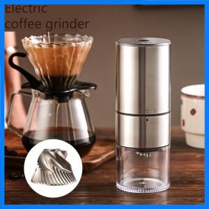 휴대용 업그레이드 전기 커피 그라인더 TYPE-C USB 충전 CNC 스테인레스 스틸 코어 콩