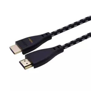 HDMI 2.1v 블랙 메쉬 케이블 3M 연장 데이터전송 모니터 송수신 고급 영상신호 다용도 TV