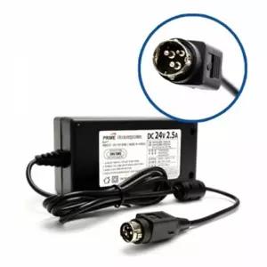 프라임 24V 2.5A 3핀 POS 영수증 프린터 아답인쇄아터 연결 바코드어 전선 호환 전원아