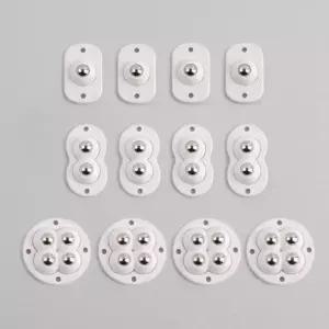 바퀴(부착식 볼캐스터바퀴 4개입) 1구 수납함이동바퀴 부착바퀴 볼바퀴