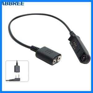 어댑터 케이블 Baofeng UV-9R Plus 방수 워키 토키 용 2 핀 헤드셋 스피커 마이크