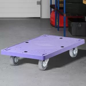 퍼플사각달리국산인라인중 가정용카트 구르마바퀴 L카