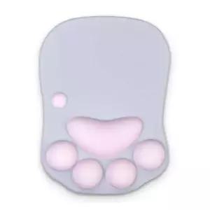 손목편한 455IMH38 고양이 발 젤 마우스패드 그레이