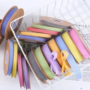 체크리본 선물 포장 부자재 끈 공예 데코 (2cm 45M) 체크리본 포장끈 리본타이