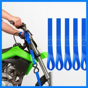 소프트 루프 타이 다운 스트랩 또는 ATV 오토바이 스쿠터 먼지 자전거 잔디 다목적 모터 수하물 고정