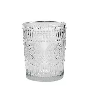 양각무늬 내열유리 유리컵 유리잔 양주잔 물컵 300ml 잔 컵 빈티지 엔틱컵