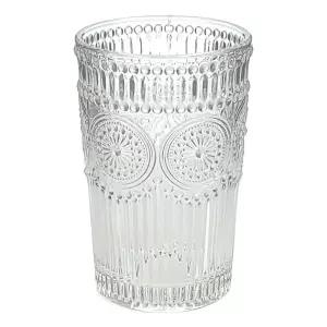 양각무늬 내열유리 유리컵 유리잔 양주잔 물컵 380ml 잔 컵 빈티지 엔틱컵