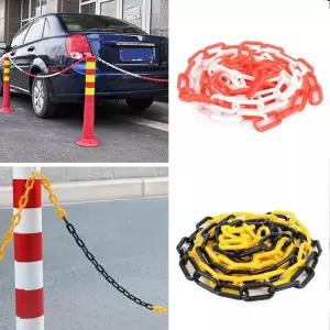 플라스틱 사슬 3m 안전구획사슬 주차금지 사슬 사슬체인줄 플라스틱체인