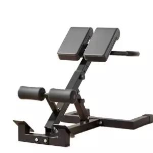 프리미엄 백익스텐션 머신 헬스장 옆구리 기립근 벤치 홈짐 디럭스 블랙 로만 체어 접이식