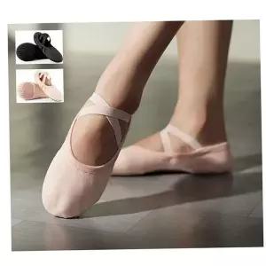 발레슈즈 성인 천 발레신발 무용 연습 발레화 댄스화
