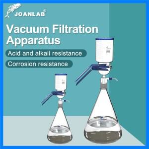 JOANLAB 1000ml 진공 필터 장치 실험실 장비 유리 모래 코어 액체 솔벤트 멤브레인 (고무 튜브 포함)
