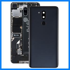 LG G7 ThinQ / G710 / G710EM / G710PM / G710VMP용 카메라 렌즈 및 지문 센서가 포함된 배터리 뒷면 커버