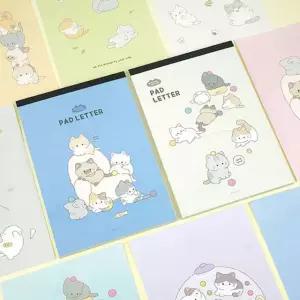 핑크풋 귀여운 냥냥 패드 편지지 편선지 편지 편지지 편선지 패드편지지