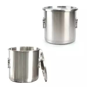 스텐 대형 육수통 국통 육수냄비 3호 34x38cm 30L 스텐국통 곰솥 스텐들통