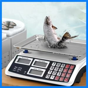40kg/1g 가격 계산 저울 스테인리스 스틸 플레이트 카운팅 무게 저울 방수 전자 소형 저울 채소용