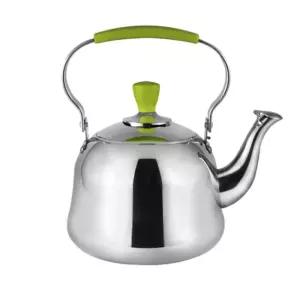 코카코 주전자 라임 스텐 인덕션 티포트 1L물 끓이는 보리차 티폿 차주 레스 가정용 업소용 식당용