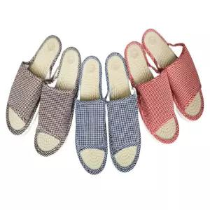 체크 지압 거실화 슬리퍼 실내화 지압슬리퍼 거실화 실내지압슬리퍼