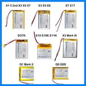 Fiio X1 II 2세대 X3 X5 X7 FX1221,E3 E5 E6,EO7K,E7 E17,E10 E10K E11K,Q1 Mark II,Q5 Q5S,X3 교체 배터리