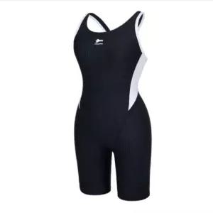 레노마스포츠 여성 심플 배색 X백 3부 반신수영복LS2G866