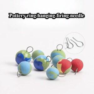 도자기 고온 내성 텅스텐 와이어 DIY 세라믹 수공예품 걸이식 장식 발사 도구 100 가방