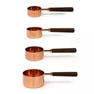 스텐 커피 조미료 손잡이 계량컵 계량스푼 4개 1세트 계량수저