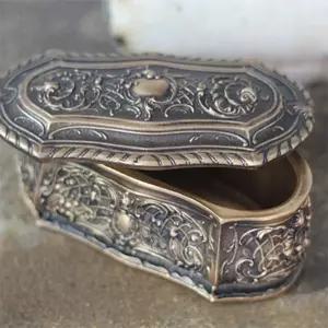 로망스 엔틱 골드 보석함 주방 용품 악세사리보관함 얼리 귀걸이 케이스 반지 정리함 쥬케이스