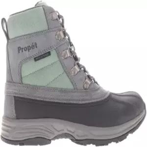 프로펫 여성 코틀랜드 스노우 캐주얼 부츠 로우 힐 1-2 - 블랙