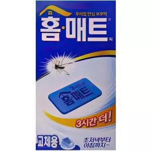 홈매트 전자 전기 모기향 훈증기 매트 리필 패드 30매 제거 기피제 잡기