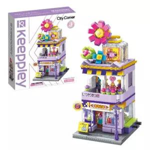 City Corner 시리즈_플라워 샵 블록블럭놀이 완구 어린이 건물조립 장난감 미니 키즈 전시 선물 만들기