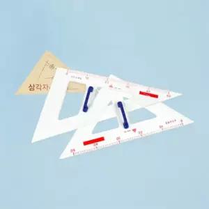 교수용 삼각자 60cm 손잡이포함 투명 직각자 학교구직각 삼각형자 각도자 도형자 측정용자 재단자 투명자