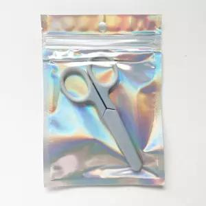 홀로그램 포장팩 대형 10x15cm 그라데이션 지퍼백 비닐팩 악세사리 악세서리