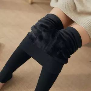 겨울 여성 융털 밍크 기모 레깅스 무발 따뜻한 겨울레깅스 스타킹 압박 잠옷 겨울 목도리 여성의류 레깅스