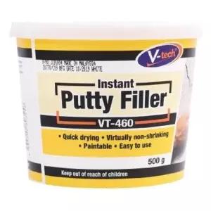 브이텍 퍼티필러 (VT-460) 백색 500g보수재 메꿈제 꾸미 크랙 나무재 목재재 가구용품 충전재 매충전재 우