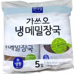 면사랑 가쓰오 냉메밀 장국 1.5k 육수 소바 냉면