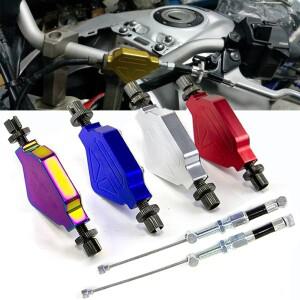 바이크 오토바이 간편한 풀 클러치 시스템 스턴트 레버 케이블 KAWASAKI NINJA KX SUZUKI GSR 범용 오프로