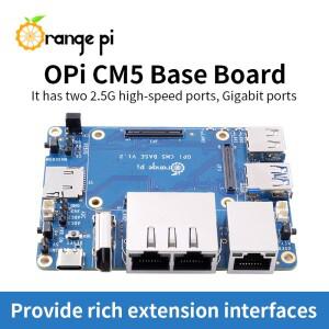 Orange Pi CM5 베이스 보드 컴퓨팅 모듈 5, 기가비트 이더넷 RJ45 포함, OPi CM5 코어 보드에 적합